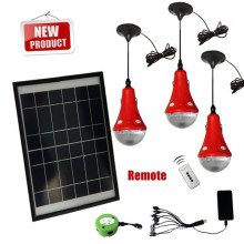 LED mini solar light kits with rechargeable battery and remote controller switch